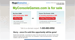 Desktop Screenshot of myconsolegames.com