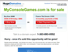 Tablet Screenshot of myconsolegames.com